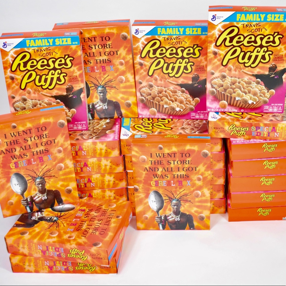Travis Scott X Reeses Puffs Cereal - 5 FOR 20